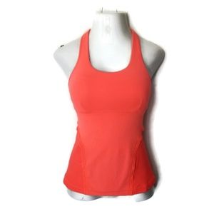 Lululemon Coral Racerback Tank Built In Bra 4